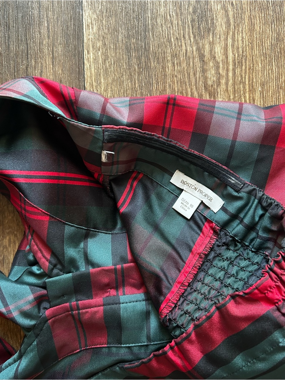 Plaid Halter Top - Picture 3 of 4